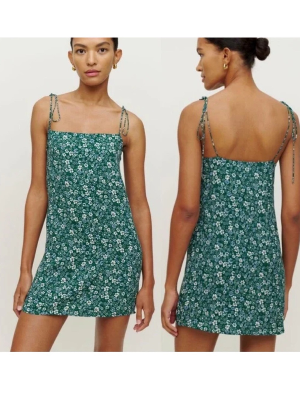 Reformation Agean Floral Print Mini Dress Size 4